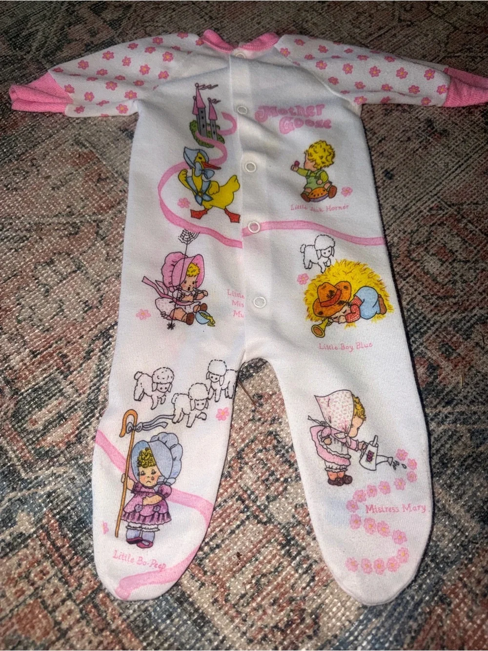 Vintage nursery rhymes size newborn baby